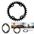 thumbnail image 1 of High Strength Black Bike Positive & Negative Tooth Disc, Aluminium Alloy Positive & Negative Tooth Single-Disk, Repair Cycling Accessory 34T, 1 of 8