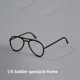thumbnail image 4 of Spectacle Frames Multi -funcional Suministro de gafas pequeñas Suministros de metal Marco de gafas para niños MARCO For Doll Puppet Shop negro Inevent FN001565-01, 4 of 7