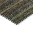 thumbnail image 3 of Addison Rugs Mayfield Premium Machine Washable Transitional Stripes Brown Rectangle Rug, 9' X 12' Machine Washable Transitional Stripes Brown Oversized Sherpa Throw Blanket, 3 of 7
