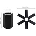 thumbnail image 2 of Juego de 4 posavasos plegables, accesorios de cocina, antideslizantes, resistentes al calor, lavables Vhermosa, 2 of 6