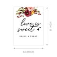 thumbnail image 4 of Koyal Wholesale Fall Burgundy Marsala Wedding Signs Bundle Set for Ceremony, Reception Decor Signage, 8.5 x 11", 30-Pack, 4 of 5