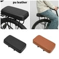 thumbnail image 2 of Bike PU Leather Soft Cushions Rear Rack Seat Water Resistant Children Seats Pad, 2 of 12