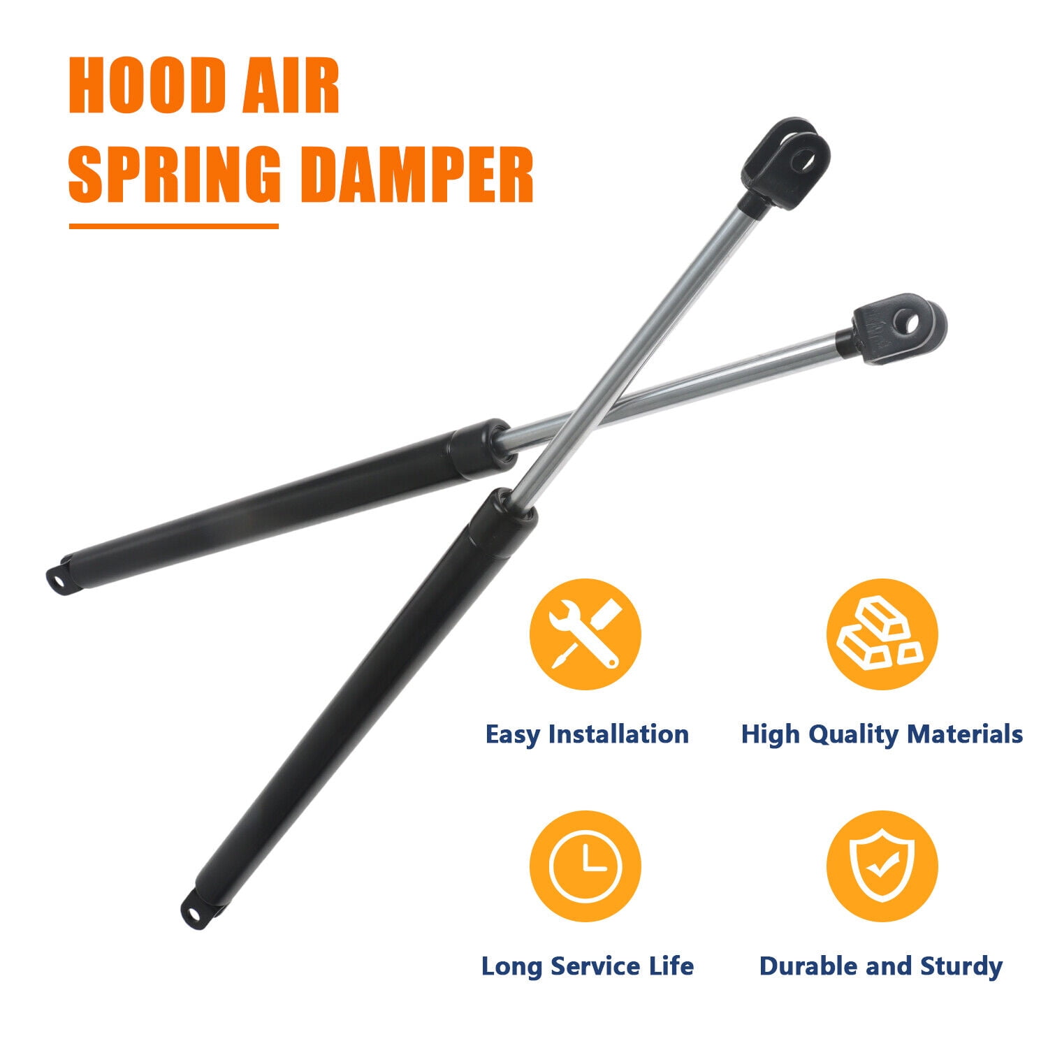 Aftermarket Hood Air Shock Absorber Pair for Kubota M8540FC M9540FC FC-1