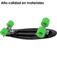 thumbnail image 3 of Patineta Tipo Penny Board Mini Skate Skateboard 55cm Iciqlo Ruedas Verde Rulemanes Negro, 3 of 4