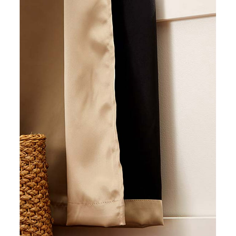 Style Basics 63 Inch Long Blackout Curtains For Bedroom 100% Total