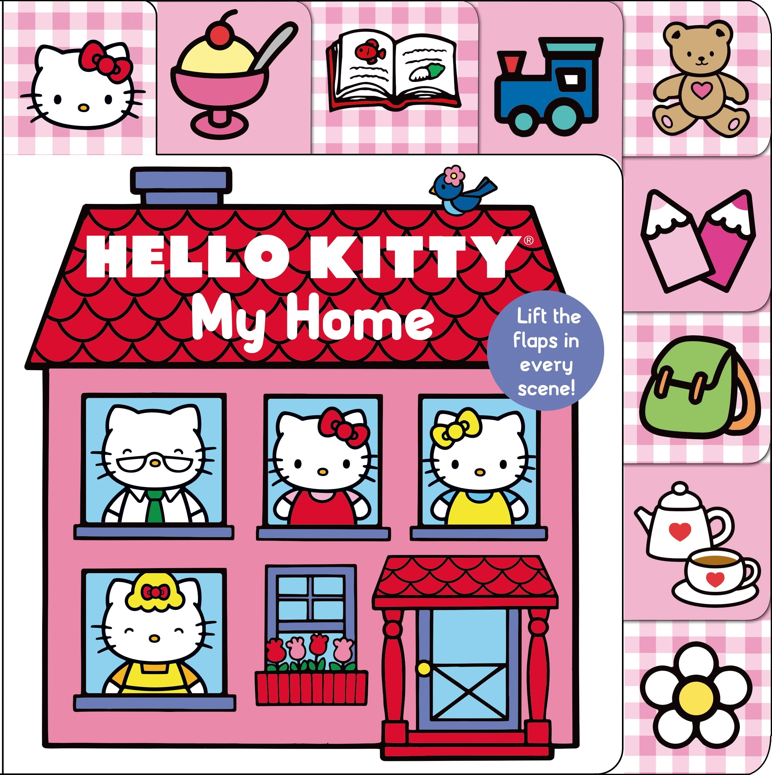 Hello Kitty My Home LiftTheFlap Tab (Board Book)