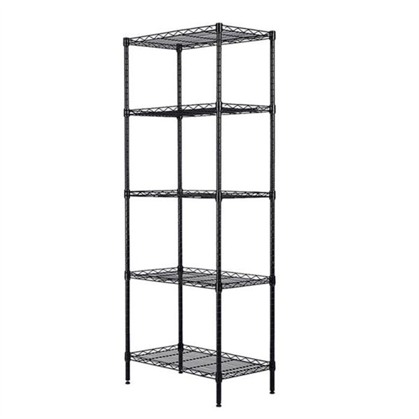 IVV 5tier Metal Shelving Unit Storage Shelves, Changeable Assembly