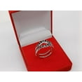 thumbnail image 2 of Divine Creation 14K White Gold Plated 1.82 Ct Round Cut Black Diamond Wedding Engagement Enhancer Guard Wrap Ring 925 Sterling Silver For Women's -6, 2 of 3