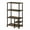 Columbia Walnut/Black, variant on Furinno Turn-N-Tube 4-Tier Toolless Kitchen Storage Shelf Cart, French Oak Grey/Black