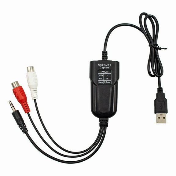 USB Auditory Capture Device for Converting Cassette Tapes to MP3 with 48kHz/16bit Sampling Rate