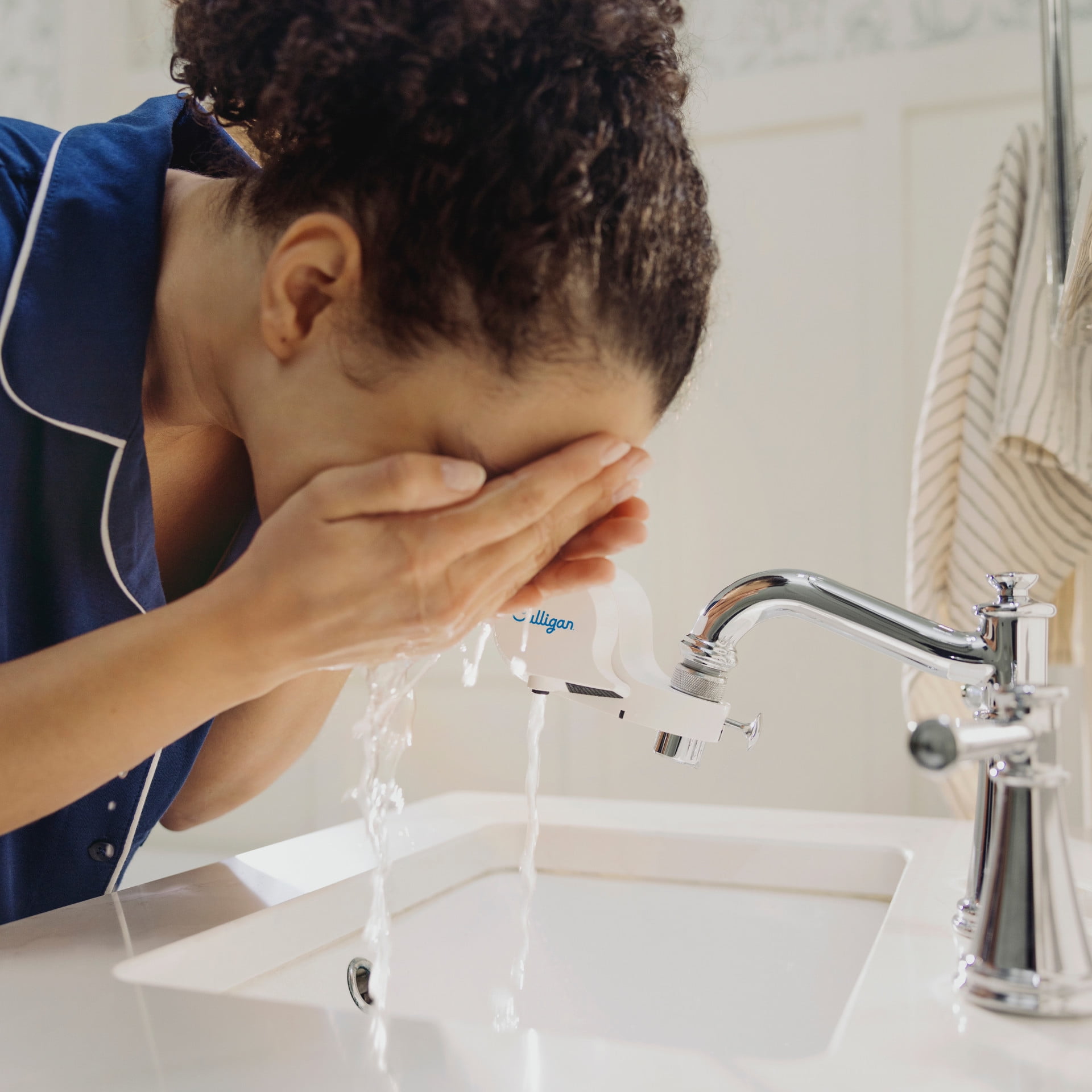 Culligan CULFMCH Drinking Water Chrome Faucet Mount Water Filtration System, Superior Filtration