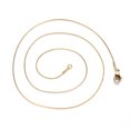 thumbnail image 3 of 1 pc PVD Vacuum Plating 304 Stainless Steel Coreana Chain Necklace with Lobster Claw Clasp Real 18K golden Plated 19.68 inch(50cm)x1.6mm, 3 of 6
