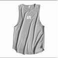 thumbnail image 3 of YLSDY Men's Logo Print Athletic Tank Top, Quick Dry Breathable Sleeveless Shirt for Gym and Training Gray XL, 3 of 4
