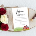 thumbnail image 4 of Koyal Wholesale Barn Farm Wedding Advice & Well Wishes Guest Book Cards for Bride and Groom, 56 Pack, 4 of 5