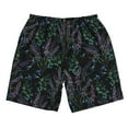 thumbnail image 3 of Uemuo Lavender Flowers Pattern Men's Swim Trunks Hawaiian Beach Bathing Suit Swimsuits Beach Quick-Dry Shorts with Pockets-X-Large, 3 of 9