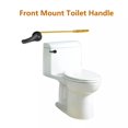 thumbnail image 2 of Toilet Flush Handle Replacement Lever Side Mount Toilet Flush Lever Toilet Tank HandleFront Side Mount With Flapper Chain, 2 of 7