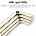 thumbnail image 4 of 1.5-2-2.5-3-4-5-6-8-10mm Allen Keys Hex Wrench L Shaped Nickel Plated Flat Head Hexagonal Keys L-type Repair Tools Hand Tools, 4 of 6