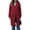 Wine, variant on cocolona Womens Long Quilted Jacket LightWeight Long Sleeve Hooded Zipper Puffer Coat Casual Loose Solid Color Winter Warm Snow Long Outerwear