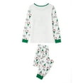 thumbnail image 7 of KelaJuan Christmas Family Pajamas Matching Set Santa Claus Print Long Sleeve Tops and Pants Sleepwear Soft Nightwear, 7 of 7