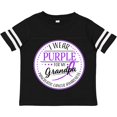 thumbnail image 3 of Inktastic I Wear Purple for My Grandpa- Pancreatic Cancer Awareness Boys or Girls Toddler T-Shirt, 3 of 5