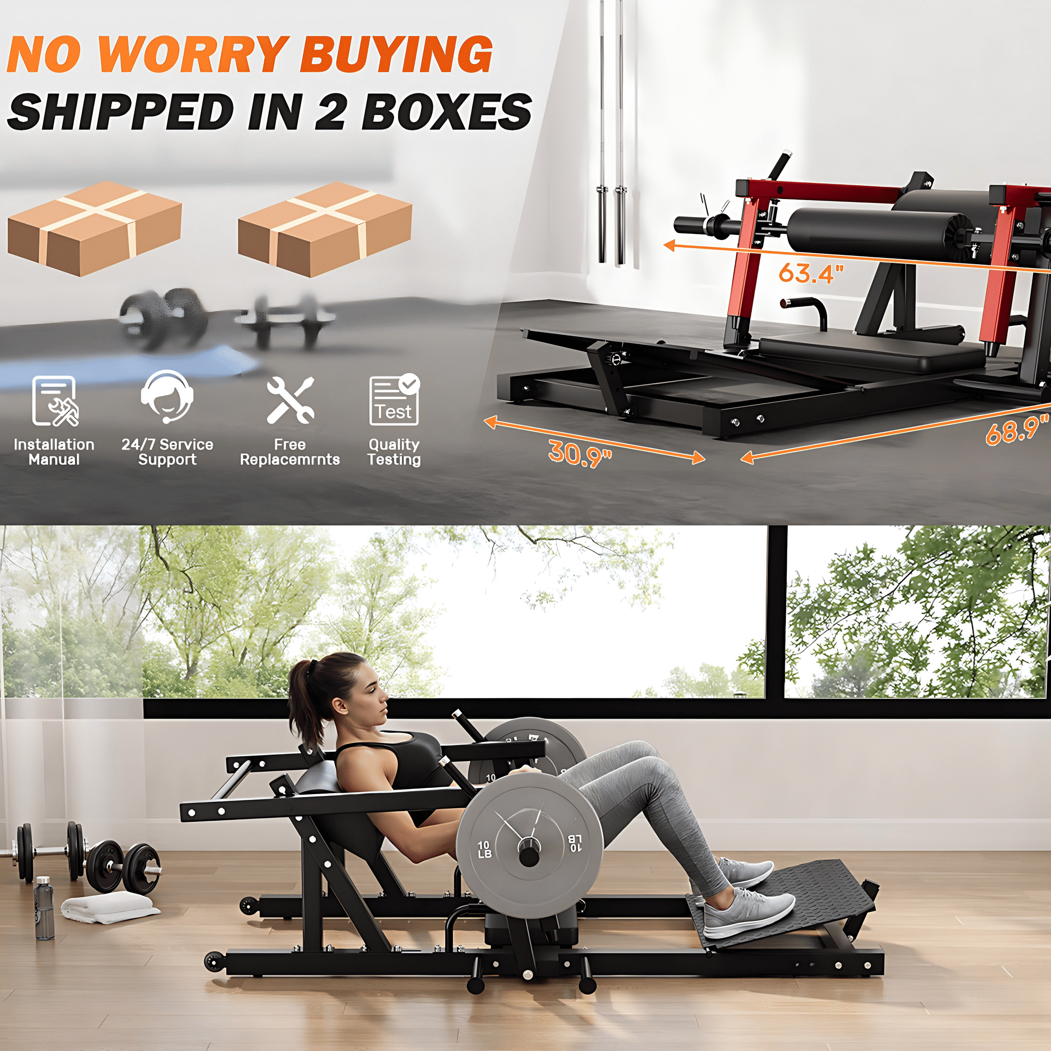Glute Bridge & Hip Thrust Machine, 800LBS Glute Bridge Machine with Weight Holder,Duty Glute Bridge Adjustable Footboard for Glute Muscles Building and Butt Shaping