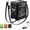 Black#001, variant on W&O 2 in 1 Gan Charger(Type C/L), 120w Compatible Fast, Fast Charging Power Adapter for Smartphone, Retractable Phone Charger Wall Plug with Fast Charging Cable for iPhone, Phone, Laptops(Green)