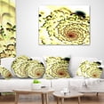 thumbnail image 4 of Designart Green Light Fractal Flower Pattern - Abstract Throw Pillow - 16x16, 4 of 5