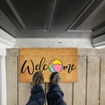 thumbnail image 2 of EARKITY Summer Door Mats, Welcome Front Door Mat, Summer Door Mat Outdoor, Entrance Front Door Rug, Indoor Outdoor Front Doormats Rug - Non-Slip, 2 of 5