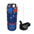 thumbnail image 3 of 18 Oz Insulated Sports Bottle, Outdoor Sports Gym Handheld Portable Casual Stainless Steel Water Bottle, Straw With Lid Train, 3 of 9