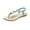 Sky Blue, variant on Jsaierl Flat Sandals for Women Casual Summer, Flats Flip Flops Bohemian Open Toe Breathable Comfortable Shoes Roman Sandals Size 7.5