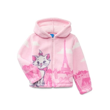 Marie Landscape Girl's Plush Sherpa Jacket, Sizes 4-12