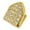 Gold, variant on DXOUPM Grills for Teeth Gold Diamond Grillz for Men Women Plated Hop Top & Bottom Face Grills for Teeth Rapper