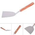 thumbnail image 3 of Stainless Steel Large Grill Spatula - 10.2 x 4.6 Inch Metal Spatula, Kitchen Griddle Accessories, Smashed Burger Turner Scraper for BBQ Grill and Flat Top Griddle, 3 of 15