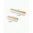 thumbnail image 6 of Wooden Pull-Out Wall Hanger - 6-Hook Space Saving Closet Organizer for Scarves, Ties & Belts, Minimalist Storage Solution for Bedroom, Entryway & Closet - Natural Finish, 6 of 6