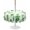 Green, variant on Outdoor Tablecloth with Umbrella Hole for Patio/Picnic/Party/Camping, Green Botanical Waterproof Table Cloth Rectangle Table Cover Washable, Spring Ivy Ferns Leaves Plants (60"x 120")