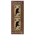thumbnail image 4 of Tayse Nature Area Rug 6550 Novelty Brown Bears Sailing 2' x 3' Rectangle, 4 of 9