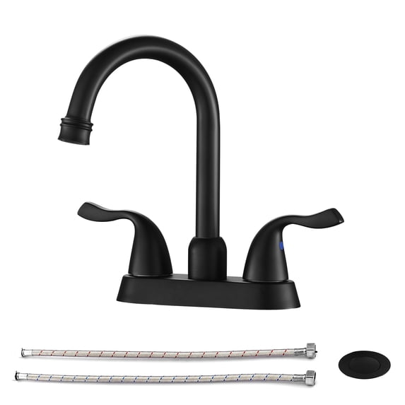 Bathroom Faucet Modern Commercial Two Handle Black Vessel Sink Faucet,Bathroom Vanity Sink Faucets