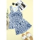thumbnail image 4 of ABPHQTO Vestido de mujer azul con estampado tie-dye y braga Tankini, 4 of 5
