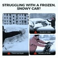 thumbnail image 3 of Rirozkan Car Snow Shovel, Retractable Snow Shovel with Extendable Handle, Ice Scraper, Winter Car Emergency Tool for Vehicle Windshield and Trunk, Blue, 3 of 7