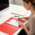 thumbnail image 6 of Document Organizer, A4 File Folder with Elastic Closure and Drawstring, Portable Paper Storage Bag, Waterproof Tear-Resistant Document Holder for Office, School, and Home, 6 of 9