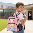 thumbnail image 3 of KUIFORTI Blue Axolotl Toddler Backpack Girls Kids School Bag with Side Pockets Adjustable Straps Soft for Preschool Kindergarten Back to School Gifts, 3 of 7