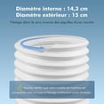 thumbnail image 3 of Manguera de aire acondicionado móvil, 2 m, flexible y estable, PVC, manguera de aire acondicionado, 3 of 5