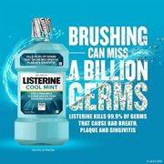 Listerine Cool Mint Antiseptic Mouthwash for Bad Breath, Plaque and Gingivitis, 1.5 L