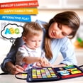 thumbnail image 6 of Busy Board Montessori Toy for 1 2 3 4 Years Old,Educational Activity Sensory Board Preschool Learning Fine Motor Skills Toys,Toddler Travel Toy for Plane Car,Gift for Boys Girls (Blue/P4), 6 of 6