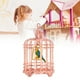 thumbnail image 4 of Decoración De Jaula De Pájaros Pequeños, 1/12 Metal Dollhouse Cage Decoración En Miniatura Con 2.2x1.4x1.4in Para 1/6 De Decoración Fotografía, 4 of 7