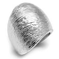thumbnail image 1 of Alamode 3W256-5 Femmes Bague en Laiton Rhodié Sans Pierre dans Aucune Pierre - Taille 5, 1 of 1