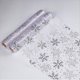thumbnail image 3 of 2 rollos de camino de mesa navideño con copos de nieve de 28 x 274 cm y lentejuelas brillantes para fiestas, cumpleaños y bodas. Plateado., 3 of 7