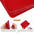 thumbnail image 4 of Uxcell 6Pcs Sofa Fabric Repair Patches Self Adhesive Fabric Patches 4.13" x 6.1" Red, 4 of 5