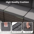 thumbnail image 5 of STARY 7 Pieces Outdoor Conversation Set, Patio Sectional PE Rattan Furniture Set for Backyard, Grey, 5 of 8