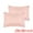 Pink, variant on Unique Bargains 2Pcs Single Layer Ruffles Envelope Closure Pillow Shams Light Tan Queen